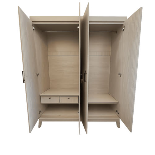 SN 149-4 W 4 DOOR WARDROBE-BEIGE SN 149-4 W 4 DOOR WARDROBE-BEIGE